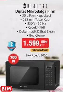 DİJİTSU DİJİTAL MİKRODALGA FIRIN DİJİTSU DİJİTAL MİKRODALGA FIRIN